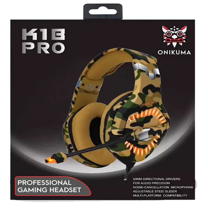 ONIKUMA K1 B PRO ELITE STEREO GAMING HEADSET FOR PS4, XBOX, PC AND SWITCH